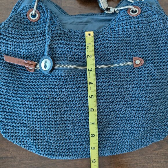 The Sak Blue and Brown Shoulder Bag - Picture 4 of 16